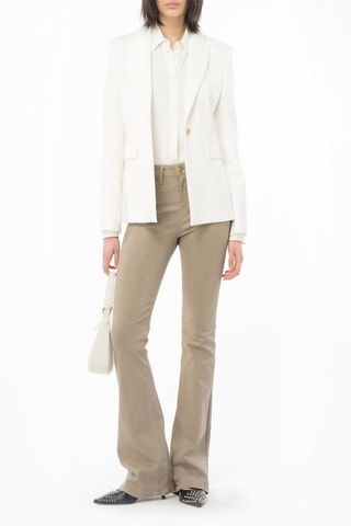 Pantalon flare - Beige