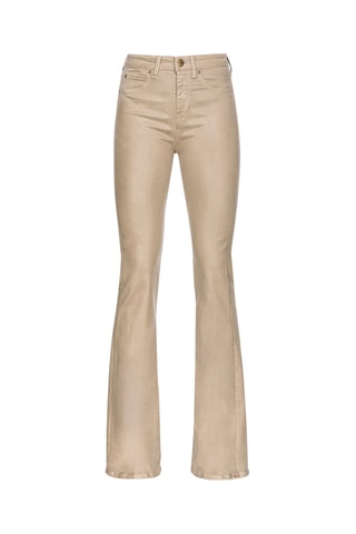 Pantalon flare - Beige