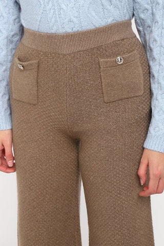 Pantalon palazzo Sophie - Taupe