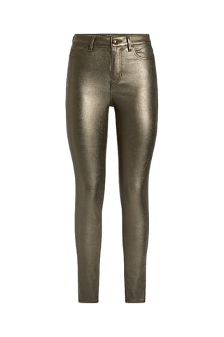 Pantalon skinny taille haute 1981 - Kaki