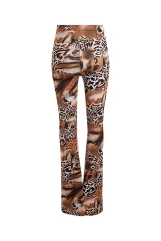 Pantalon flare taille haute Azalea - Marron