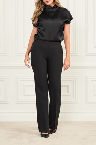Pantalon regular - Noir