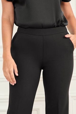 Pantalon regular - Noir