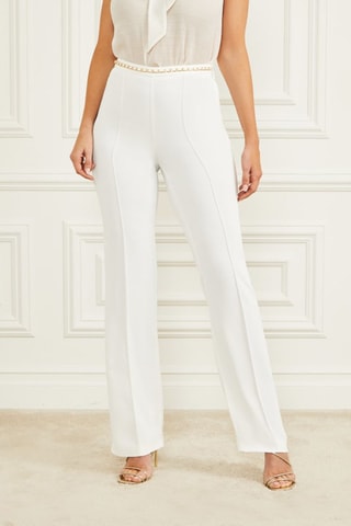 Pantalon taille haute - Blanc