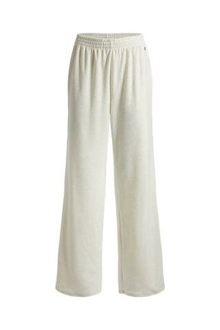 Pantalon wide legs taille haute Blanc