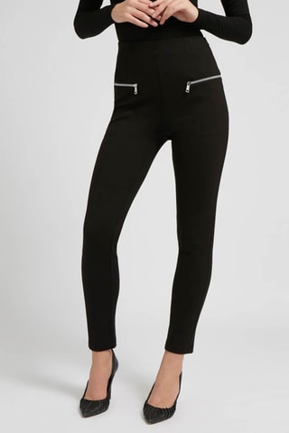Pantalon taille haute - Noir
