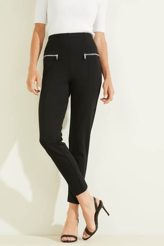 Pantalon taille haute - Noir