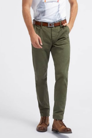 Pantalon regular - Kaki