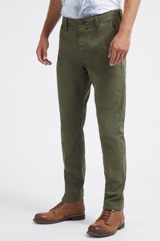 Pantalon regular - Kaki