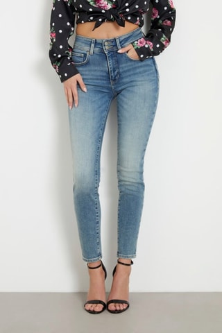 Jean taille haute - Bleu clair