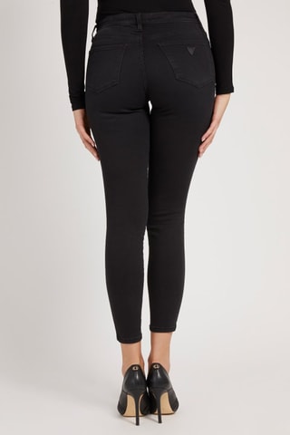 Jean skinny 7/8 taille haute Sexy Curve - Noir