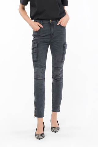 Jean cargo - Gris foncé