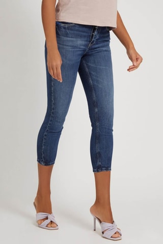 Pantacourt en jean - Ciel