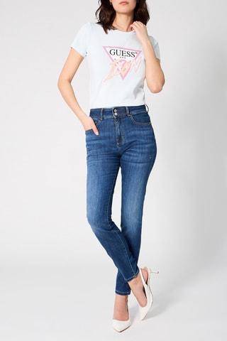 Jean taille haute - Bleu marine