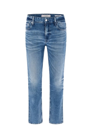 Jean slim en lin - Bleu clair