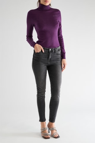 Jean skinny taille haute Fenice - Noir