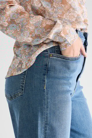 Jean flare Flavia - Bleu marine