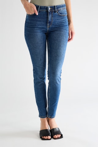 Jean skinny taille haute Fenice - Bleu foncé