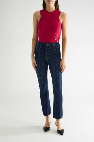 Jean straight Cally - Bleu foncé