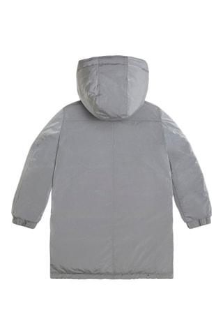 Parka à capuche Gris et noir