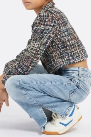 Veste en tweed - Noir chiné