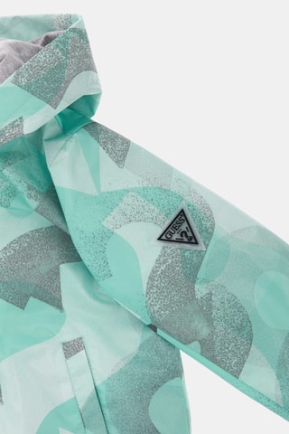 Veste à capuche - Bleu foncé et turquoise