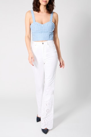 Crop top en tweed - Ciel