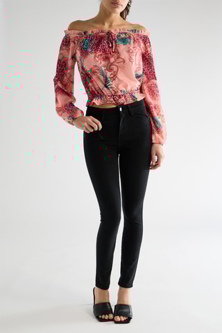 Crop top Gallia - Rose