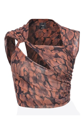 Crop top - Marron