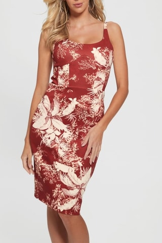 Robe fourreau - Bordeaux