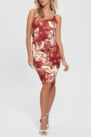 Robe fourreau - Bordeaux