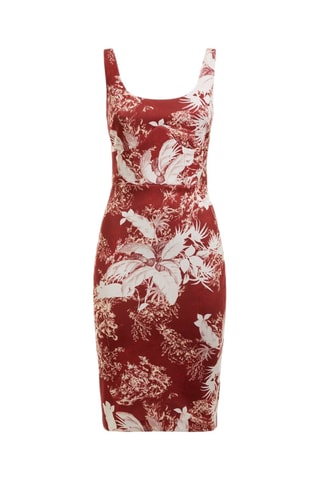 Robe fourreau - Bordeaux