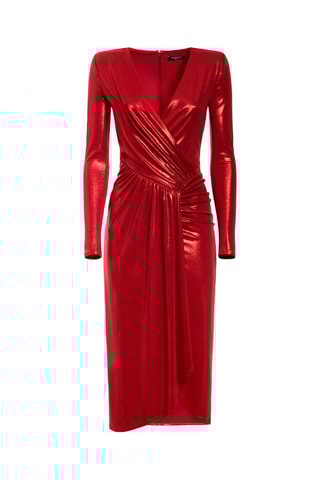 Robe portefeuille Rouge
