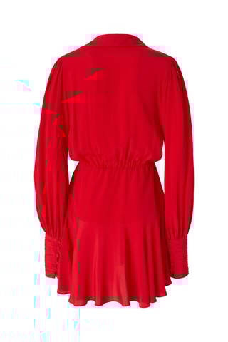 Robe en soie - Rouge