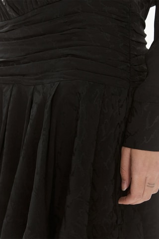 Robe en soie - Noir