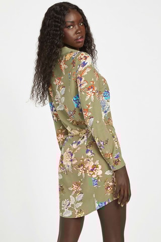 Robe chemise Abelina - Kaki