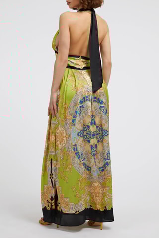 Robe longue - Vert citron