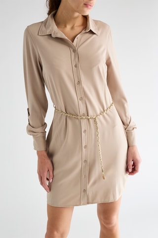 Robe chemise Aria - Taupe