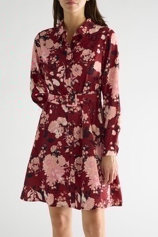 Robe chemise Micol - Rouge