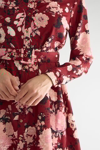 Robe chemise Micol - Rouge