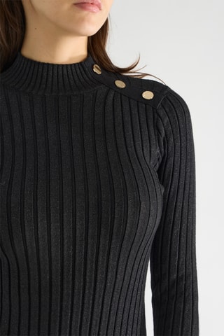 Robe pull Mivian - Noir