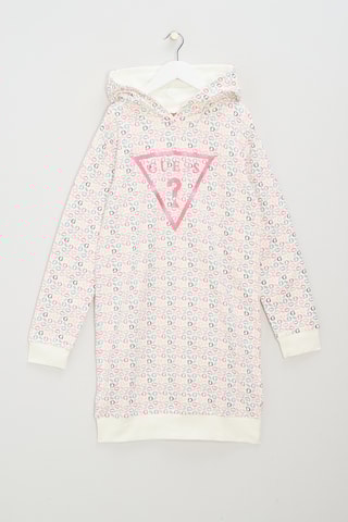 Robe sweat à capuche Terry - Blanc