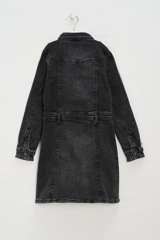 Robe en jean - Noir