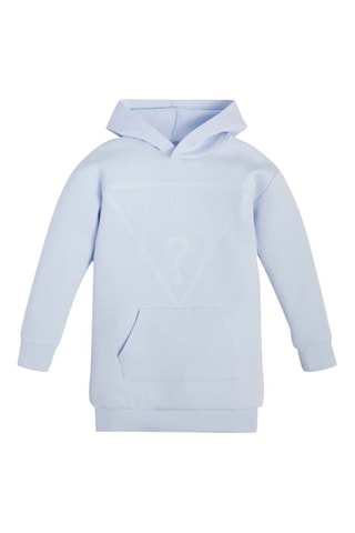 Robe sweat à capuche - Bleu clair