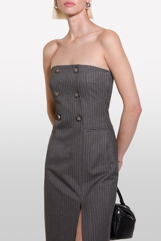 Robe bustier - Gris