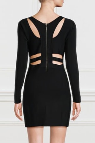 Robe fourreau - Noir