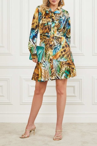 Robe chemise - Camel