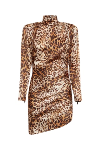 Robe fourreau - Marron