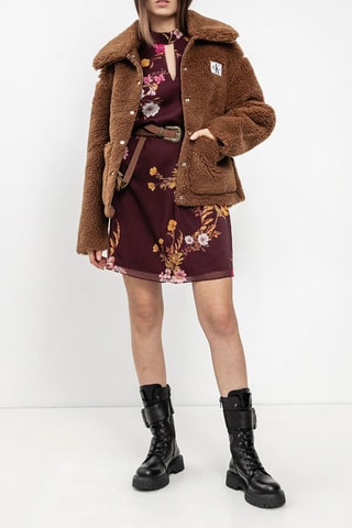 Robe droite - Bordeaux