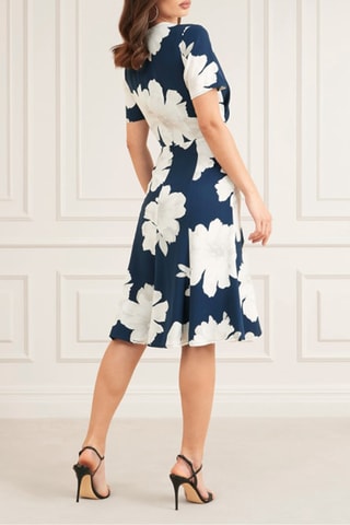 Robe droite - Bleu marine